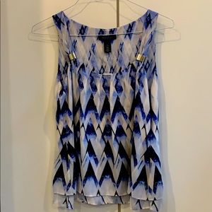 WHBM ‘Shattered glass shell’ flowy summer top